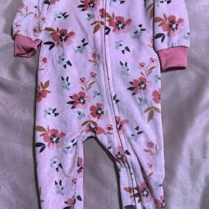 Floral Kids One Piece Pajama